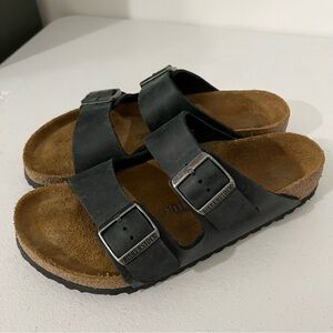 COPY - Birkenstock Black Boston Sandals - Size 40